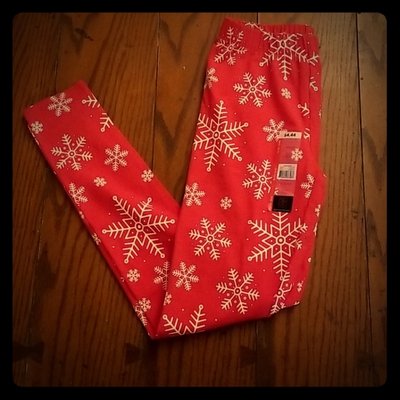 GIFT WITH A JUICY BUNDLE Snowflake Ankle Leggings - Picture 1 of 5